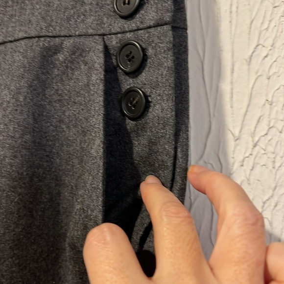 J. Crew Gray 100% Wool Sailor Skirt size 0 - Picture 4 of 10